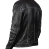 Youngster Black Leather Biker Jacket buy from mens leather jacket UK